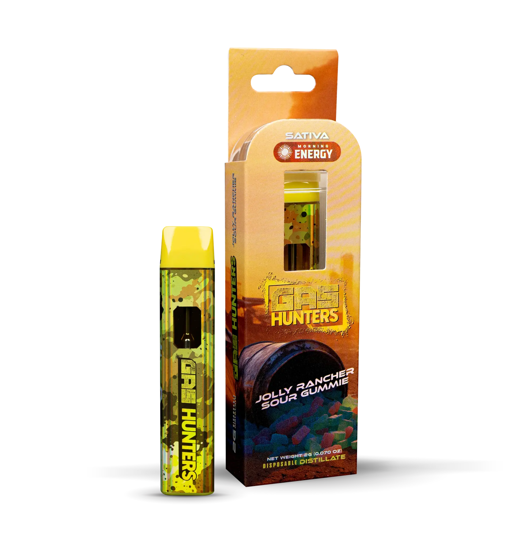 Gas Hunters Jolly Rancher Sour Gummie: 2G Disposable