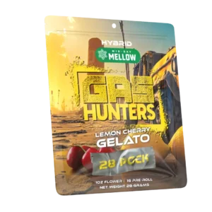Gas Hunters Lemon Cherry Gelato 1G: Pre-Roll (28g Pack)