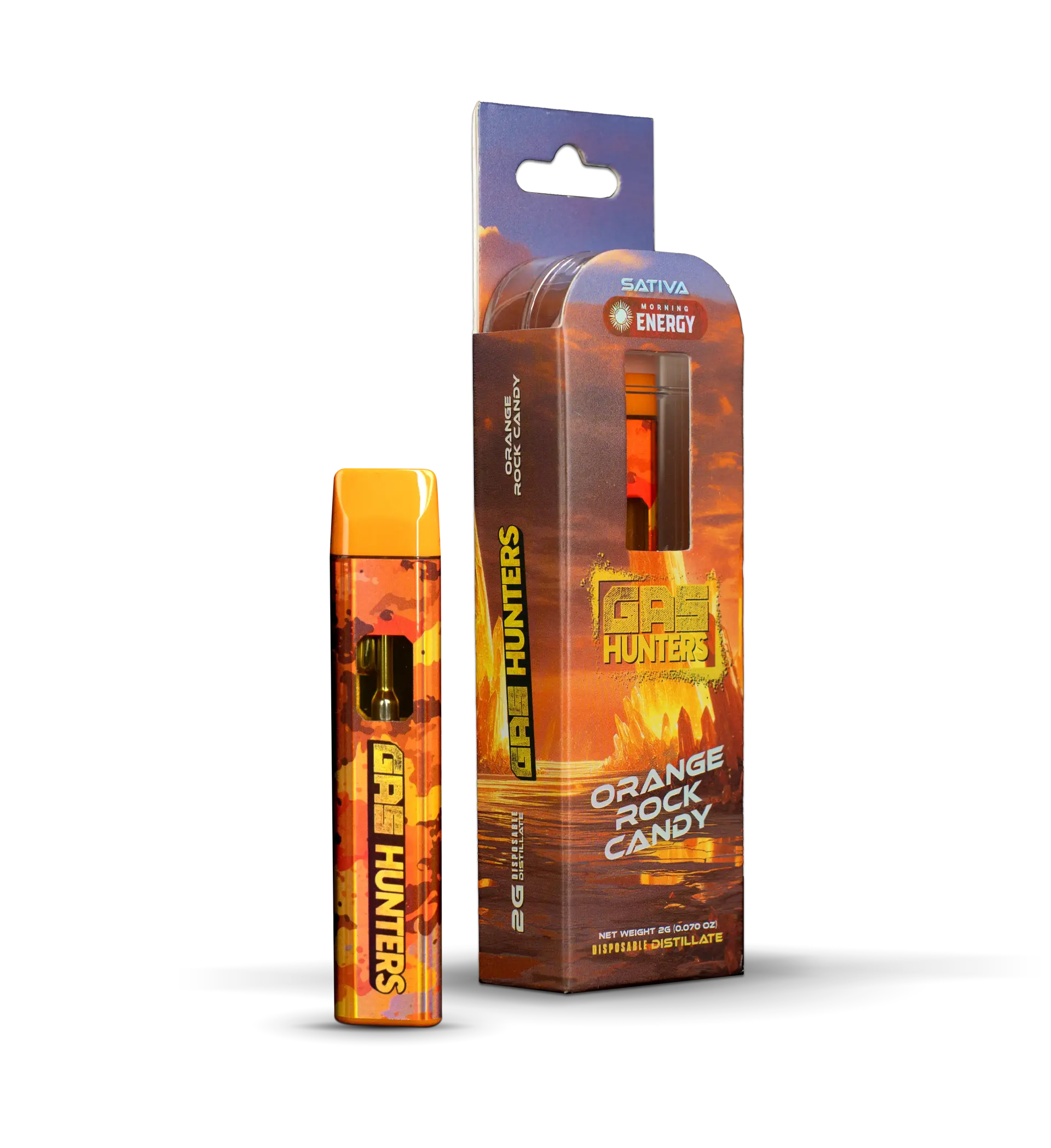 Gas Hunters Orange Rock Candy: 2G Disposable