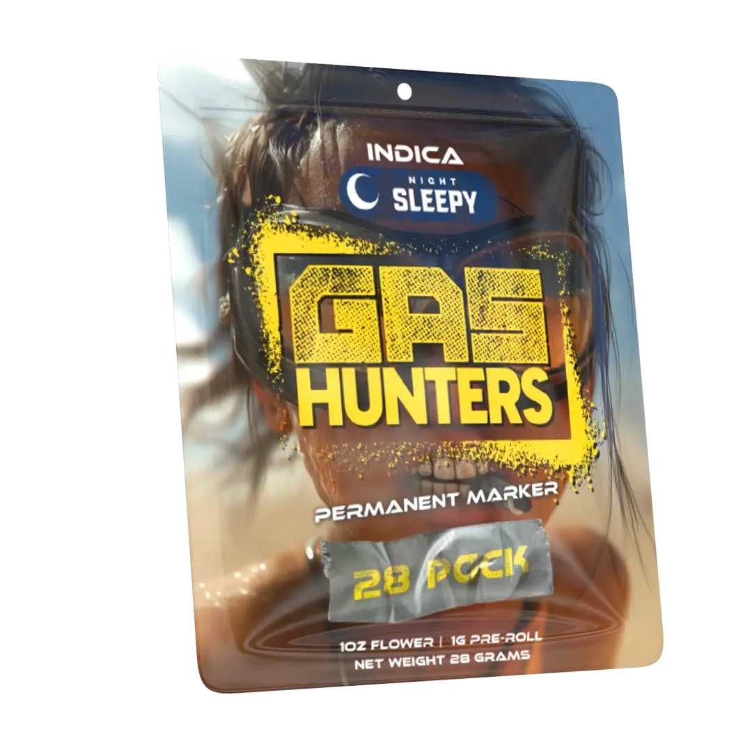 Gas Hunters Permanent Marker 1G: Pre-Roll (28G Pack)